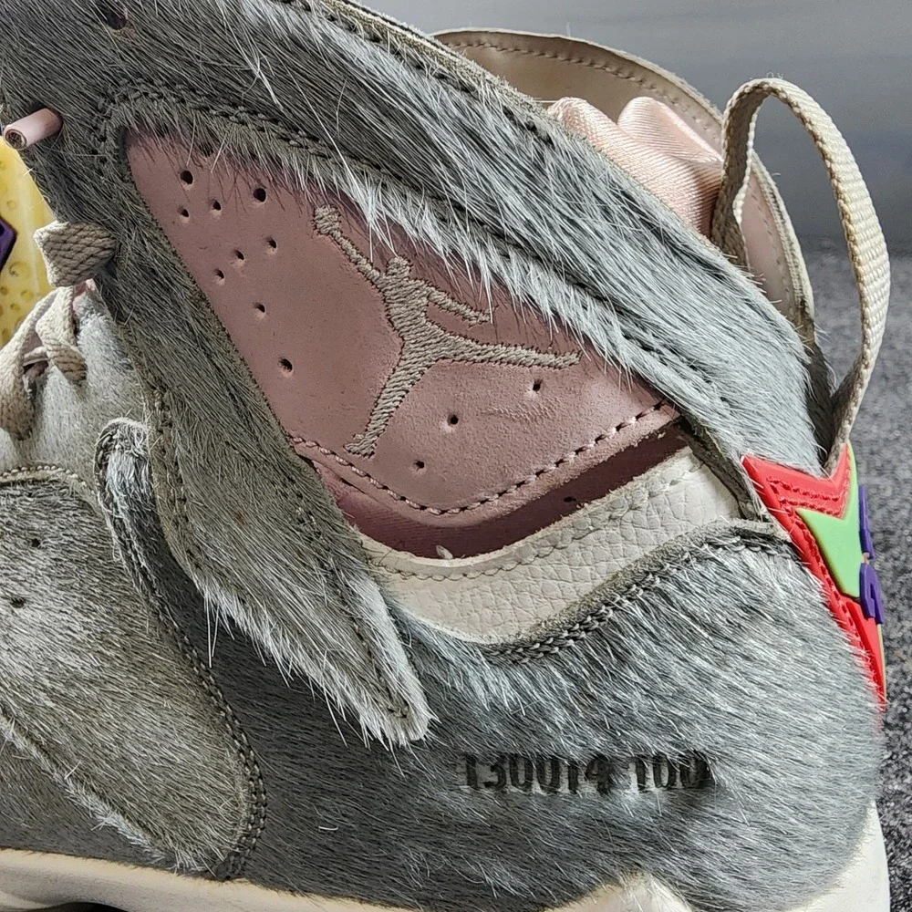 Air‎ Jordan 7 Retro SE Hare 2.0 Neutral Grey Pink Pony Hair CT8528-002 Mens 11